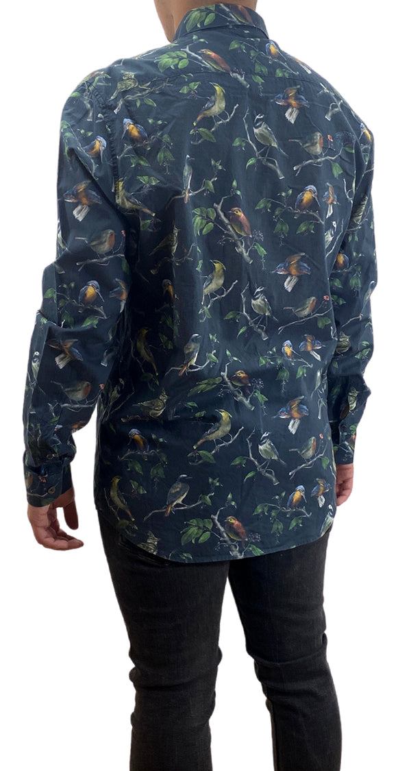 Camisa Multicolor Birds