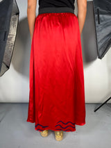 Pollera Seda Red
