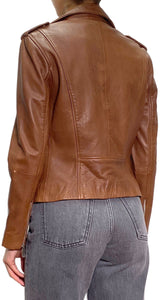 Chaqueta Cuero Cafe