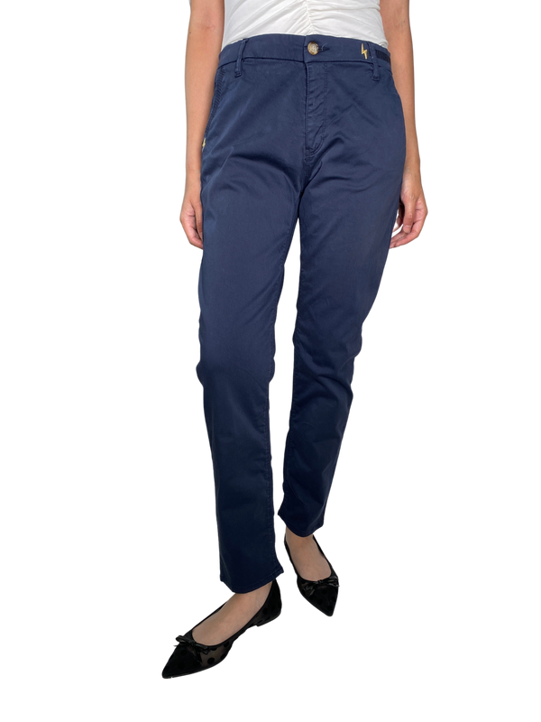 Pantalón Tela Azul