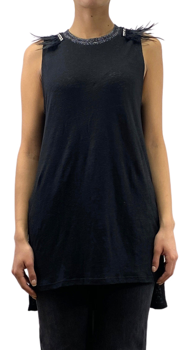 Polera Lino Negra