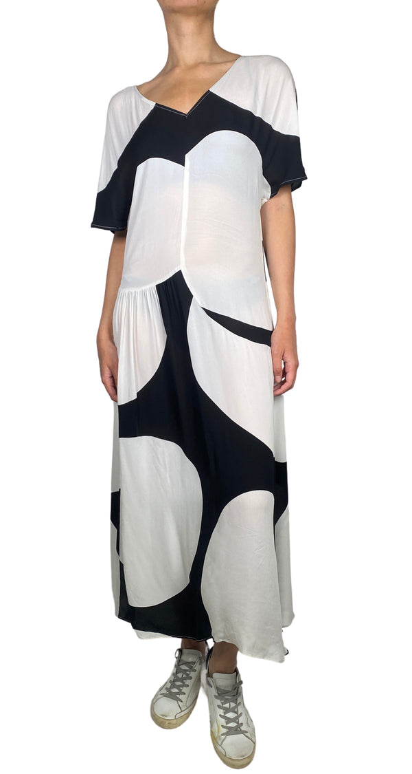 Vestido Black And White