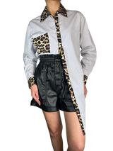 Blusa Rayas Y Animal Print