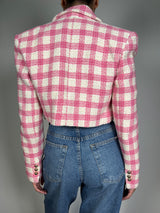 Chaqueta Tweed Corta