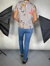 Polera Lunares Multicolor