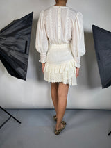 Vestido Blanco Bordado