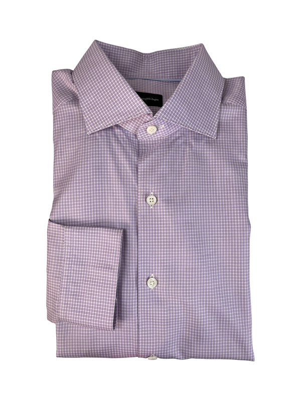 Camisa Cuadros Lila