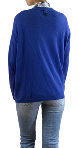 Sweater Botones Azul