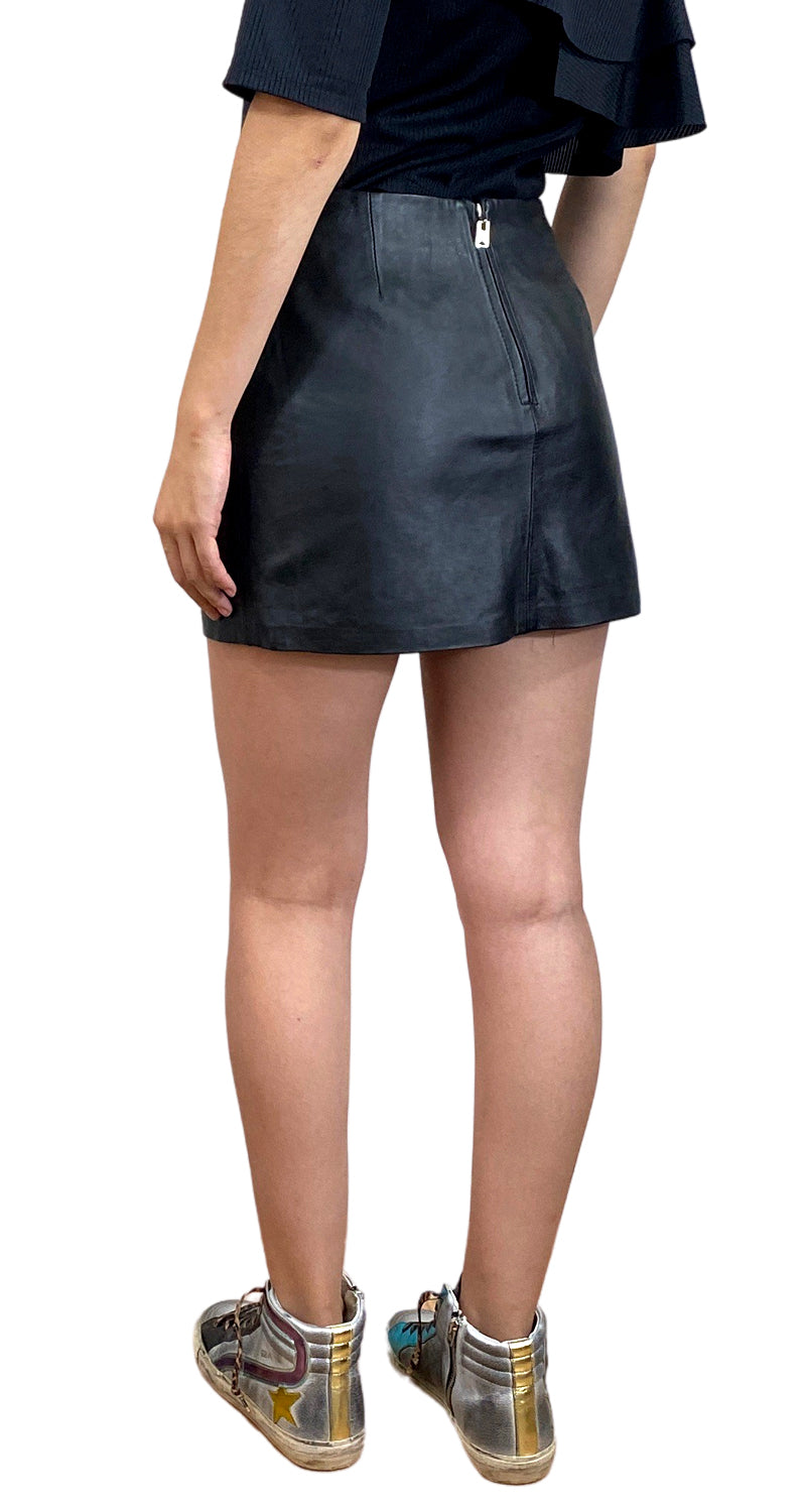 Falda Buckingham Cuero