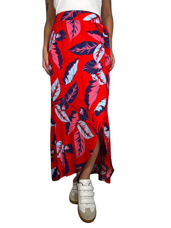 Falda Maxi Leaves