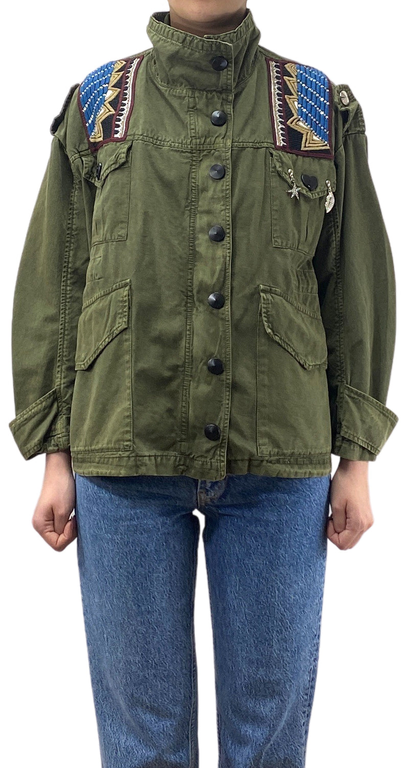 Chaqueta Verde Militar