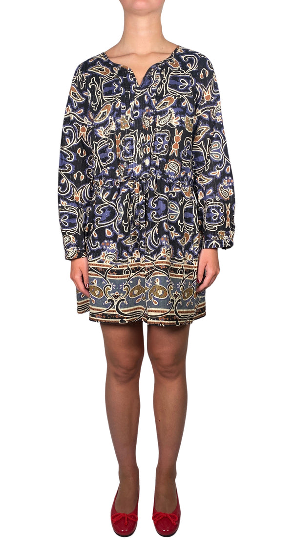 Vestido Flower Lurex