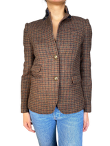 Blazer Lana cuello mostacillas