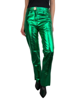 Pantalón Cuero Metalizado