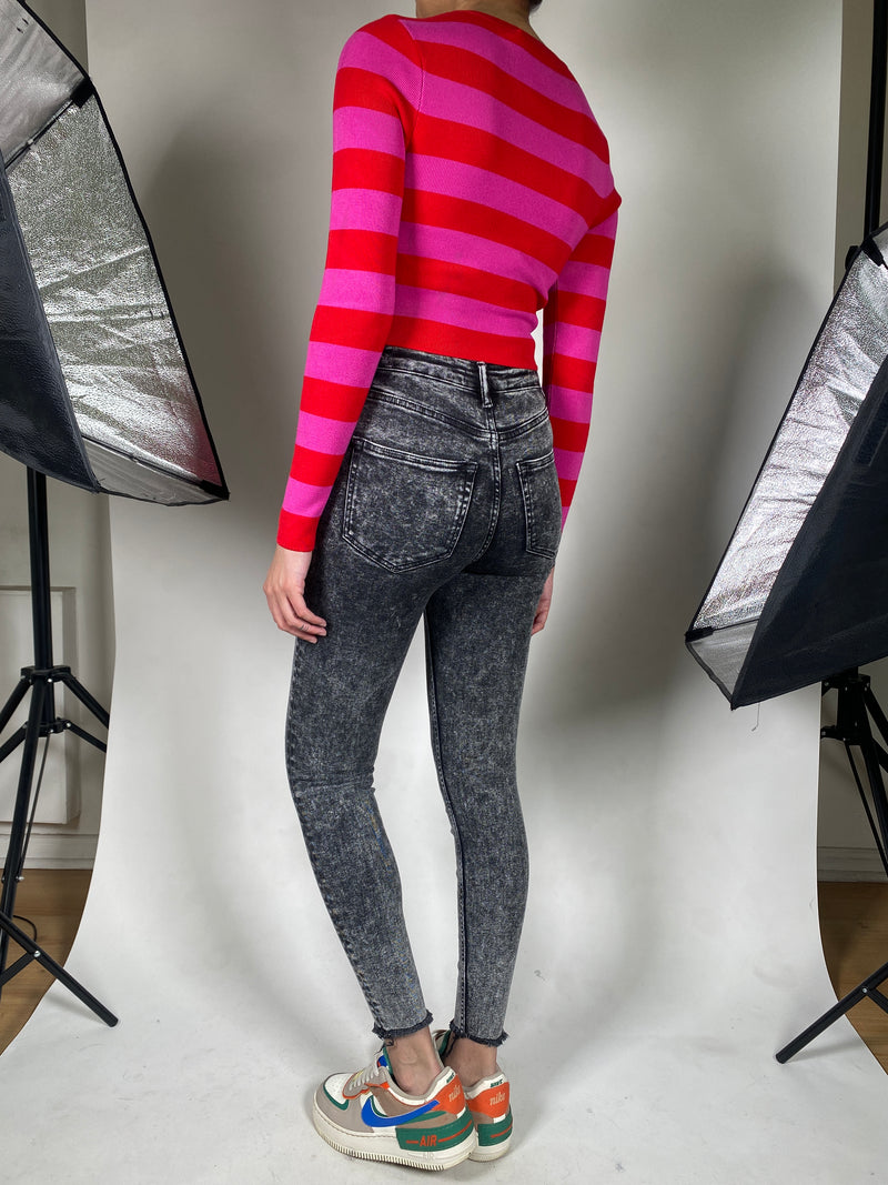 Sweater Rayas Bicolor