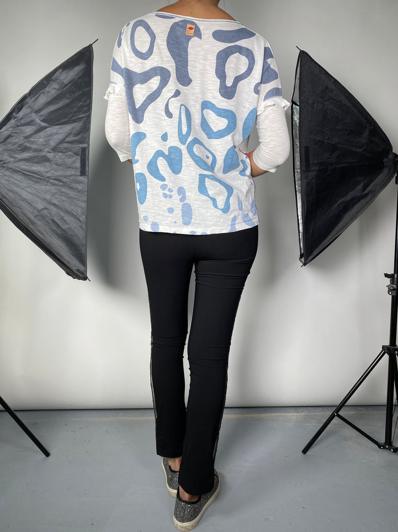 Polera Estampado Corazones