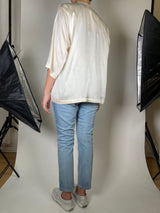 Blusa Seda Beige