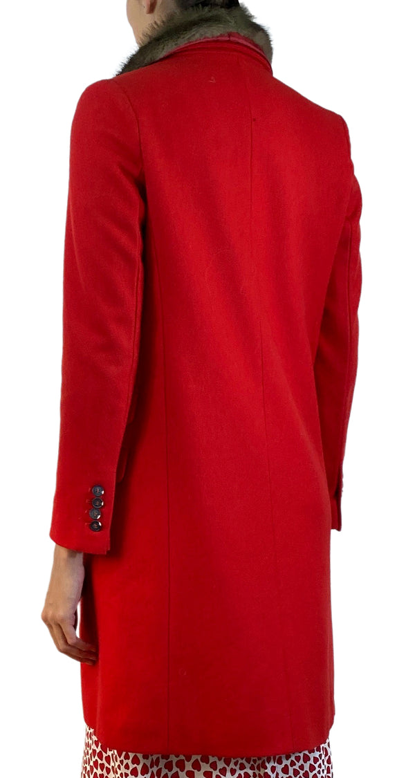 Abrigo Rojo Lana