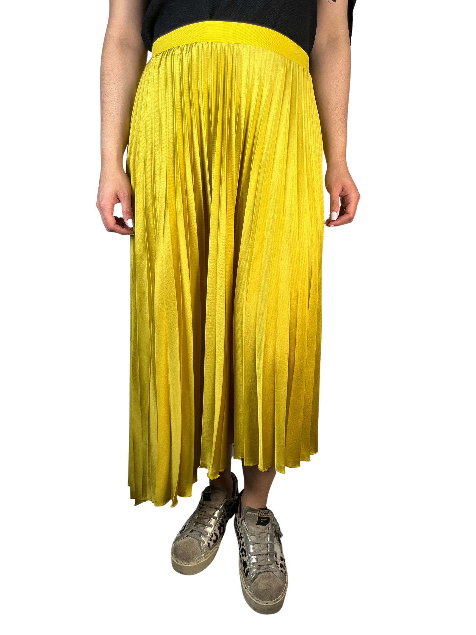 Falda Plisada Asimétrica PLUS SIZE ZARA – Market People