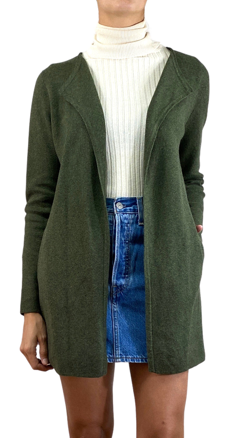 Sweater Abierto Verde