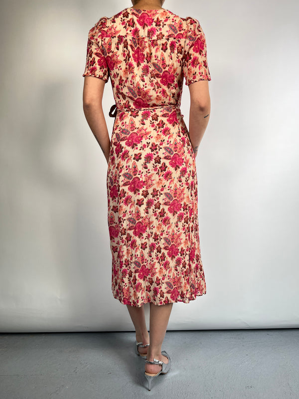 Vestido wrap Viscosa