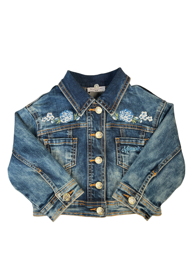 Chaqueta Denim Bordada