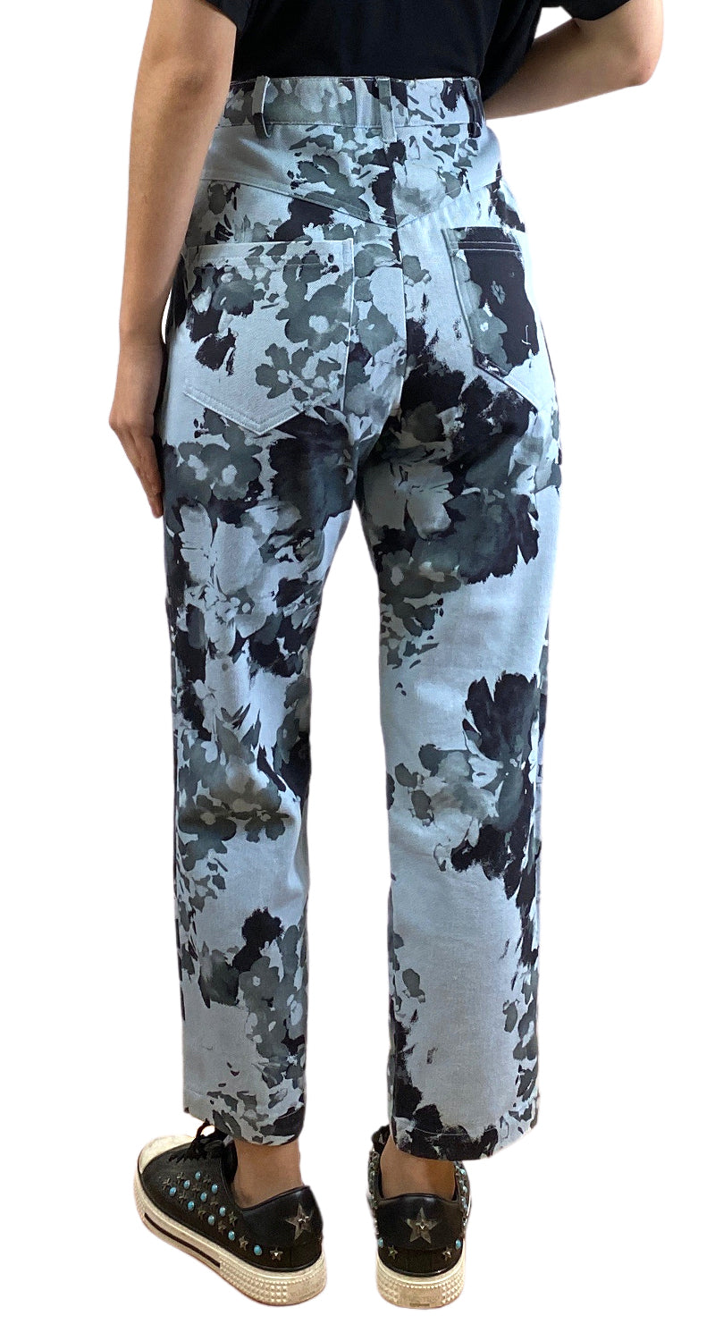 Pantalón Azul Estampado