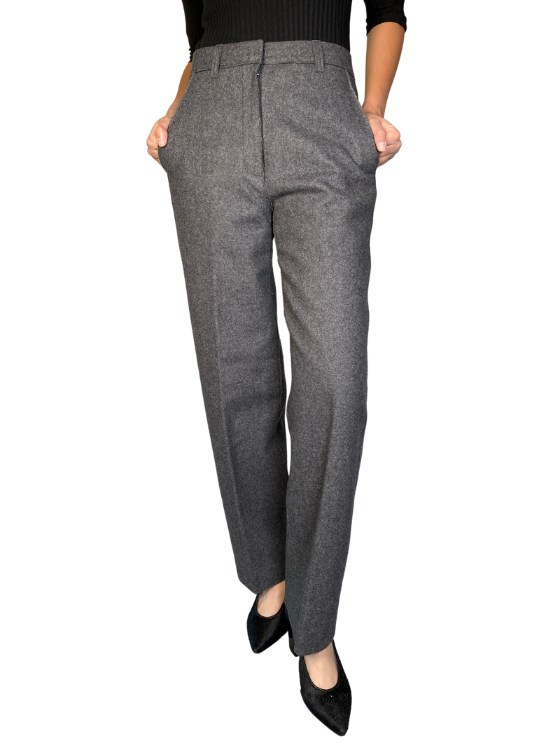 Pantalón Lana Gris