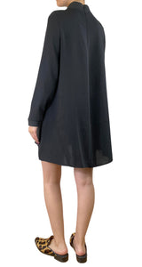 Vestido Mini Manga Larga