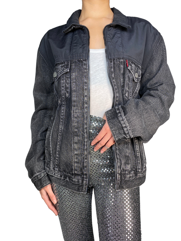 Chaqueta Denim Zipper Unisex