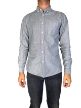 Camisa Gris Manga Larga