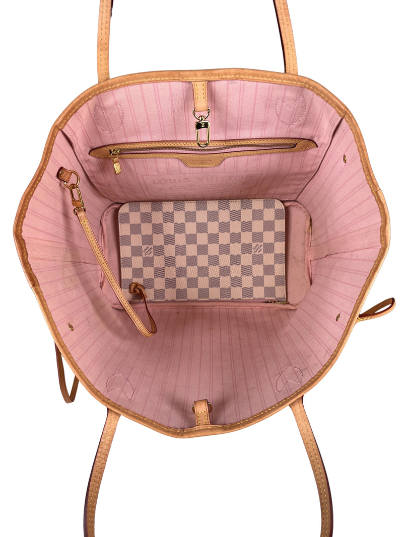 Cartera Neverfull MM Damier Azur Canvas