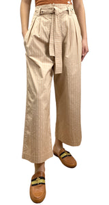 Pantalón Beige Rayas