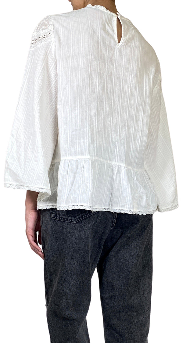 Blusa Blanca Broderie