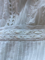 Vestido Blanco Bordado