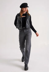 Chaqueta Jacqueline de Yong Negro - Calce Regular
