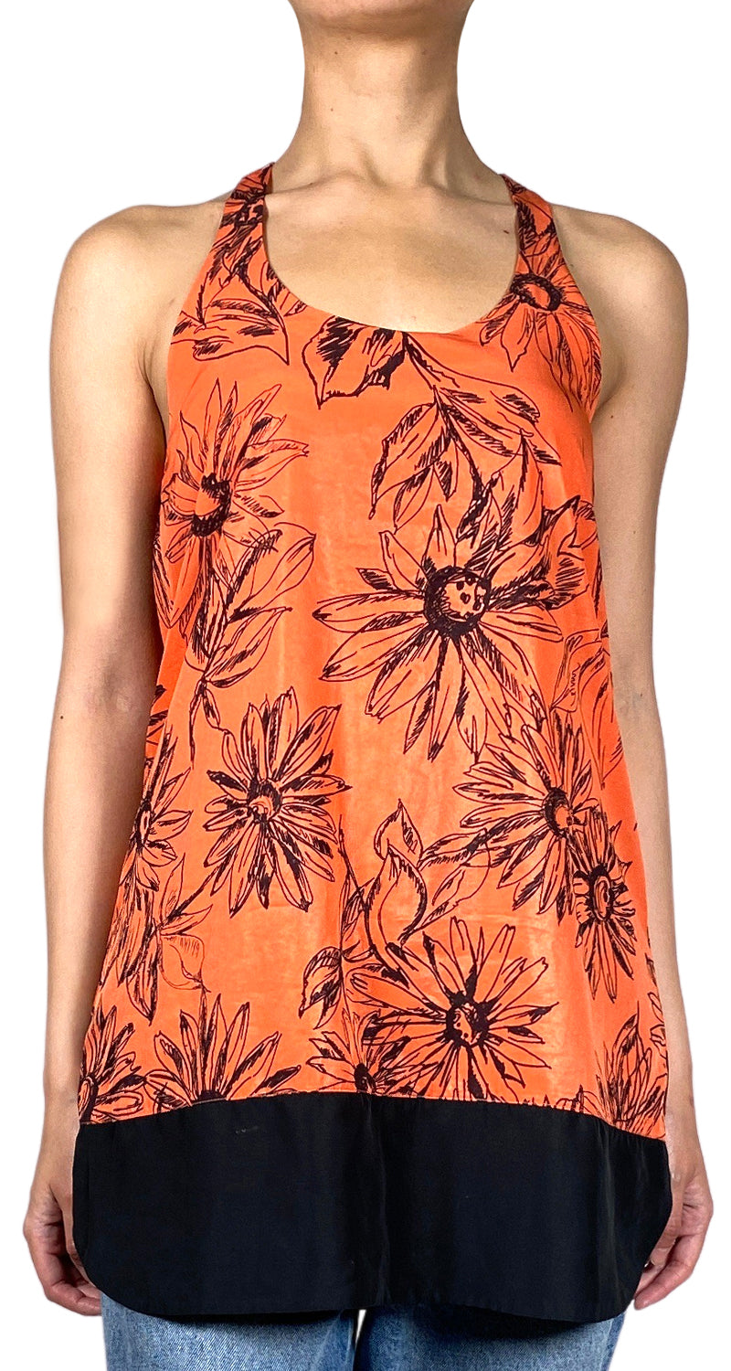 Polera Larga Estampada