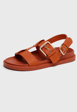 Sandalia Moonligh Naranjo Prune