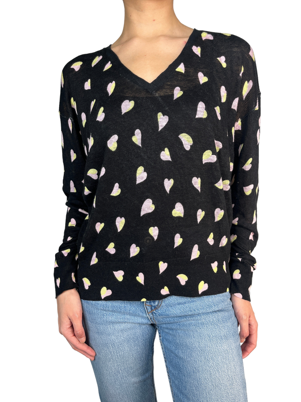 Sweater Hearts Lino