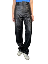 Pantalón Cuero Negro