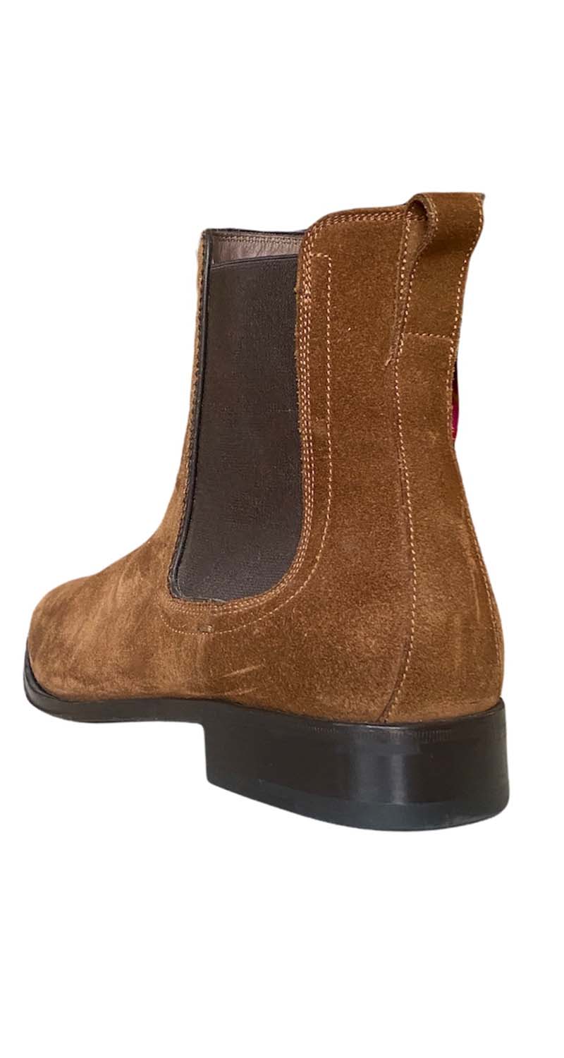 Botines Cafe Cuero