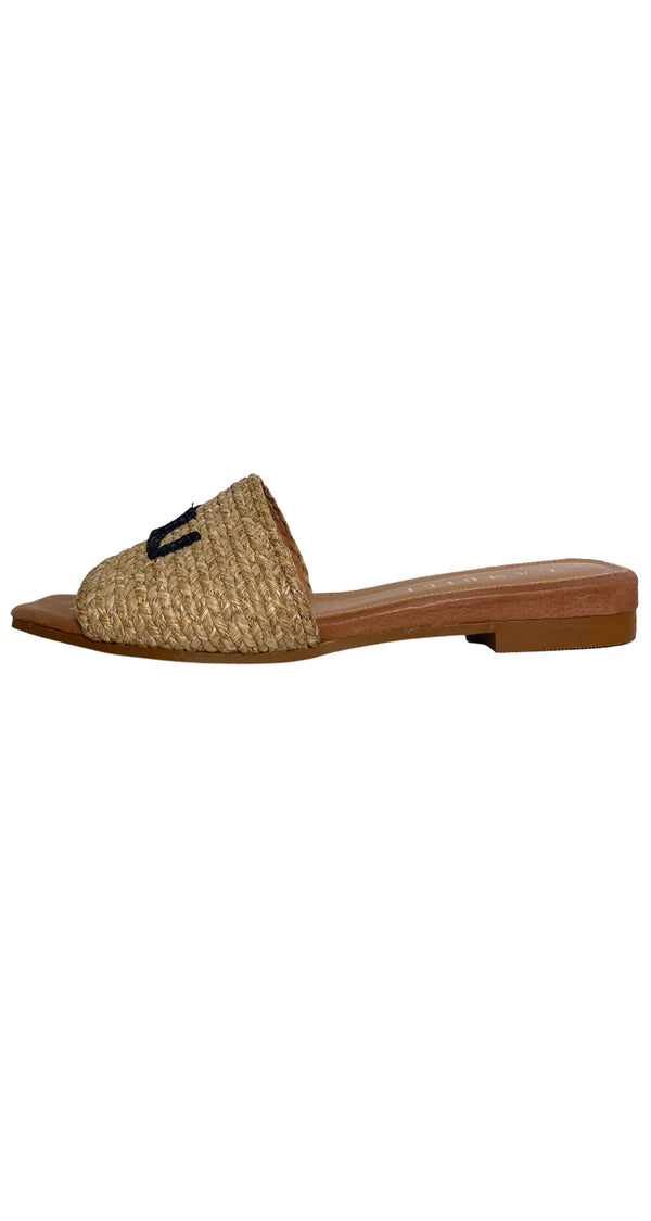 Sandalias Tejidas Café