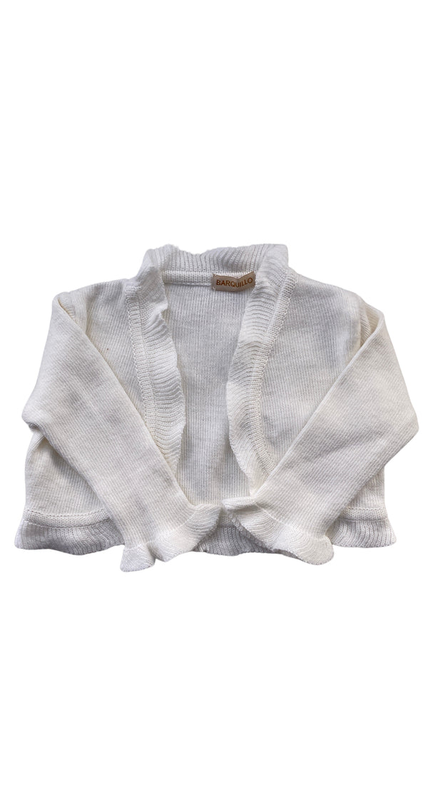 Sweater Blanco Abierto