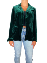 Blazer Verde Velvet