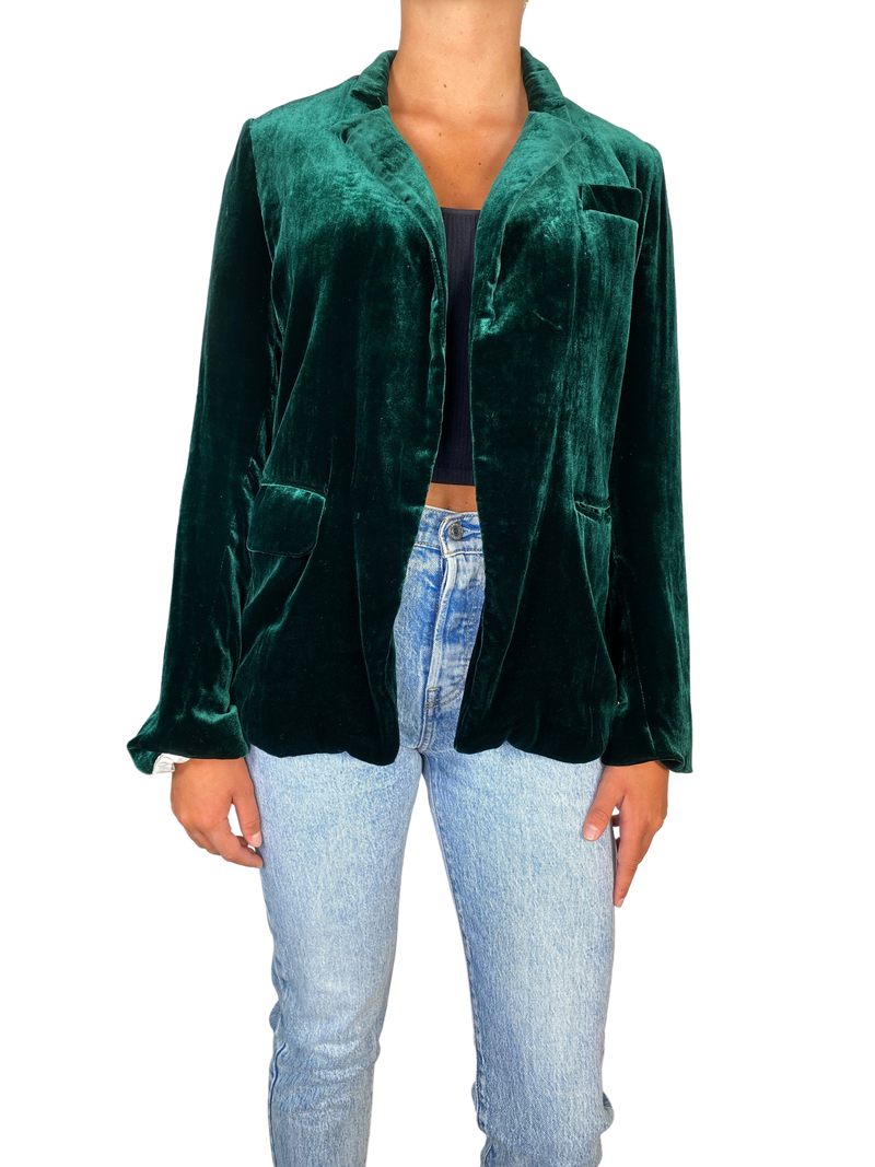 Blazer Verde Velvet