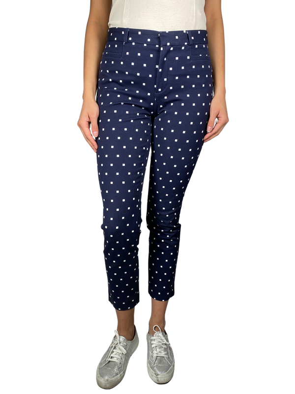 Pantalón Azul Estampado