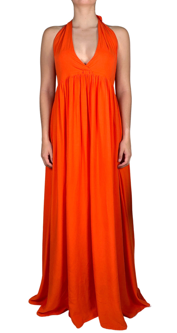 Vestido Naranjo Maxi