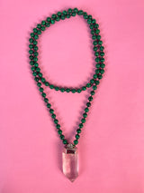 Collar Cuarzo Malaquita