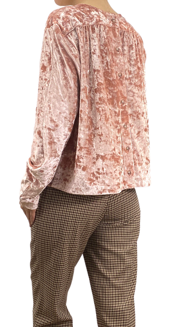 Blusa Velvet Rosado