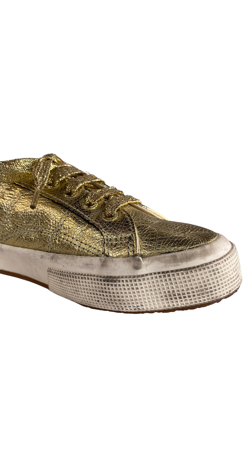 Zapatillas Doradas